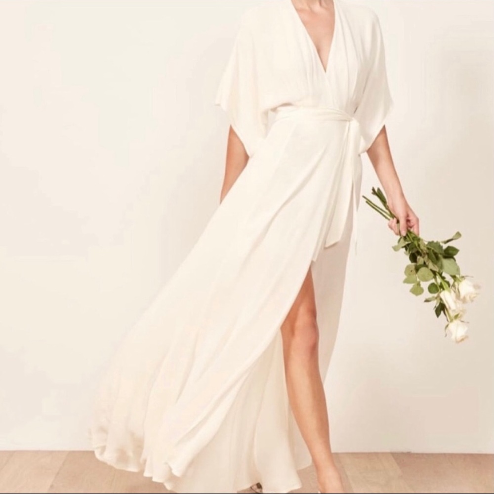Reformation Winslow Maxi Dress in White